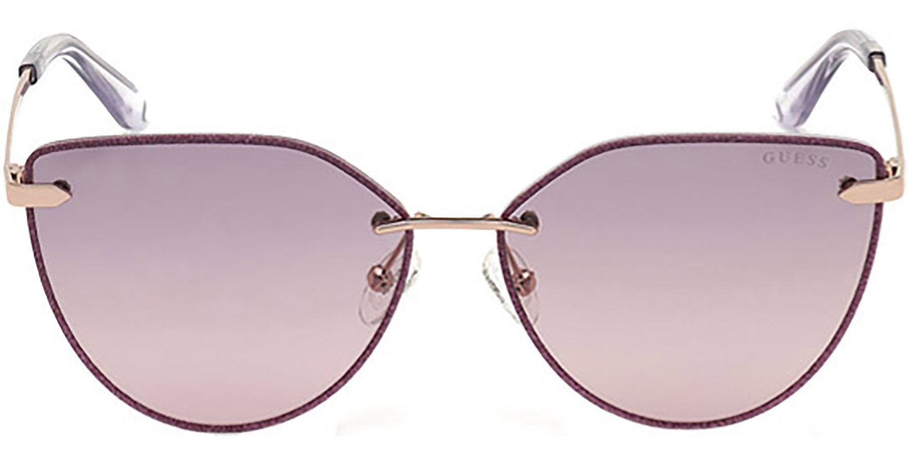 Guess Rimless Cat Eye w/ Gradient Lens - Eyedictive