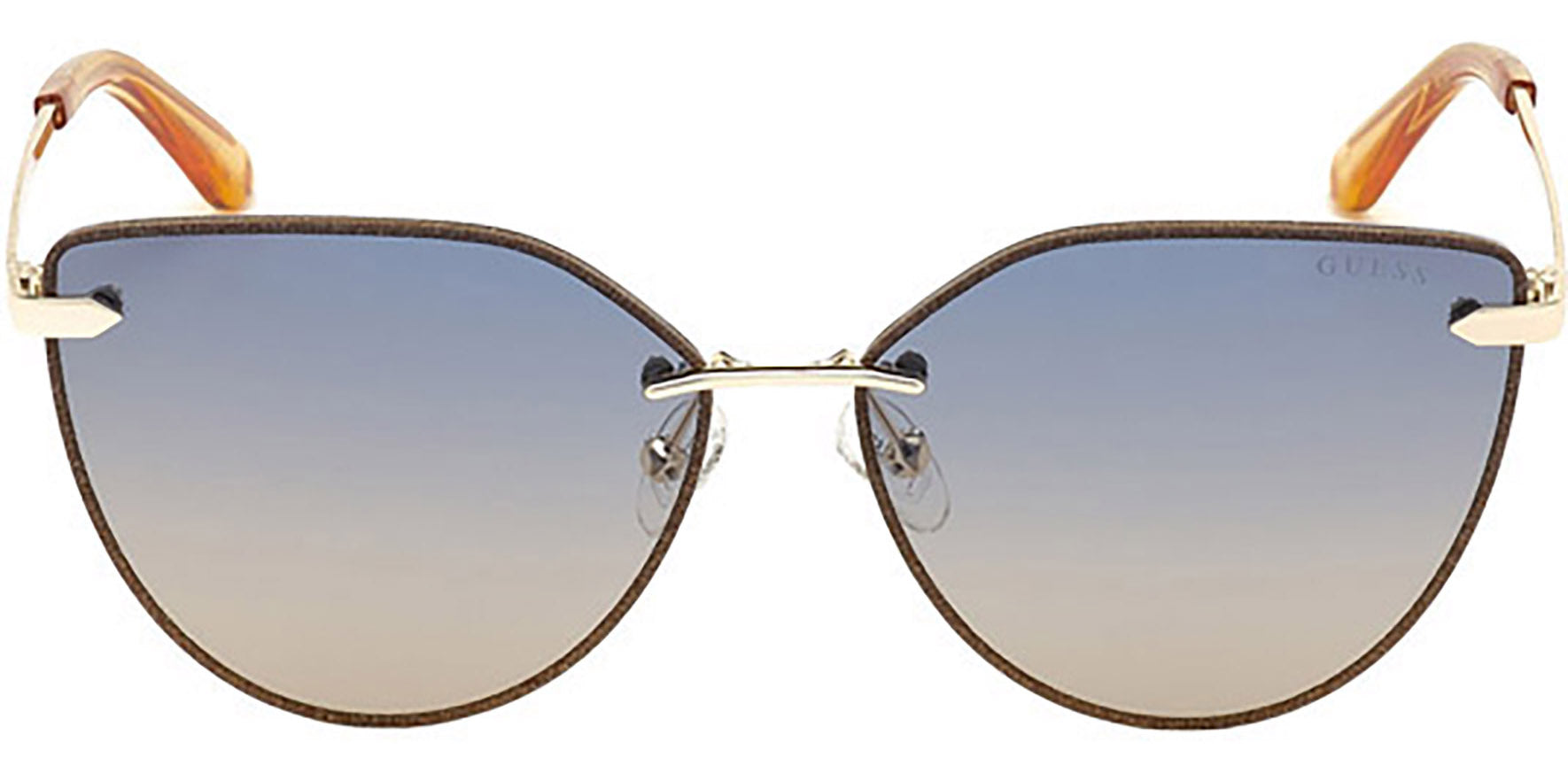 Guess Rimless Cat Eye w/ Gradient Lens - Eyedictive