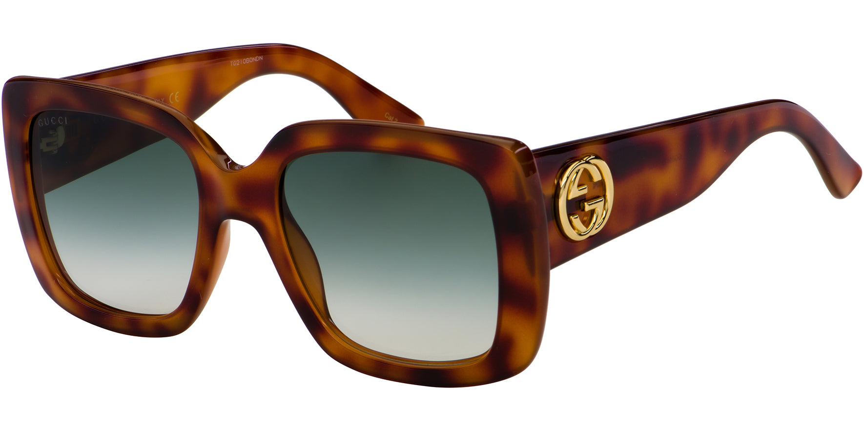 Gucci Havana Oversize Square w/ Gradient Lens - Eyedictive