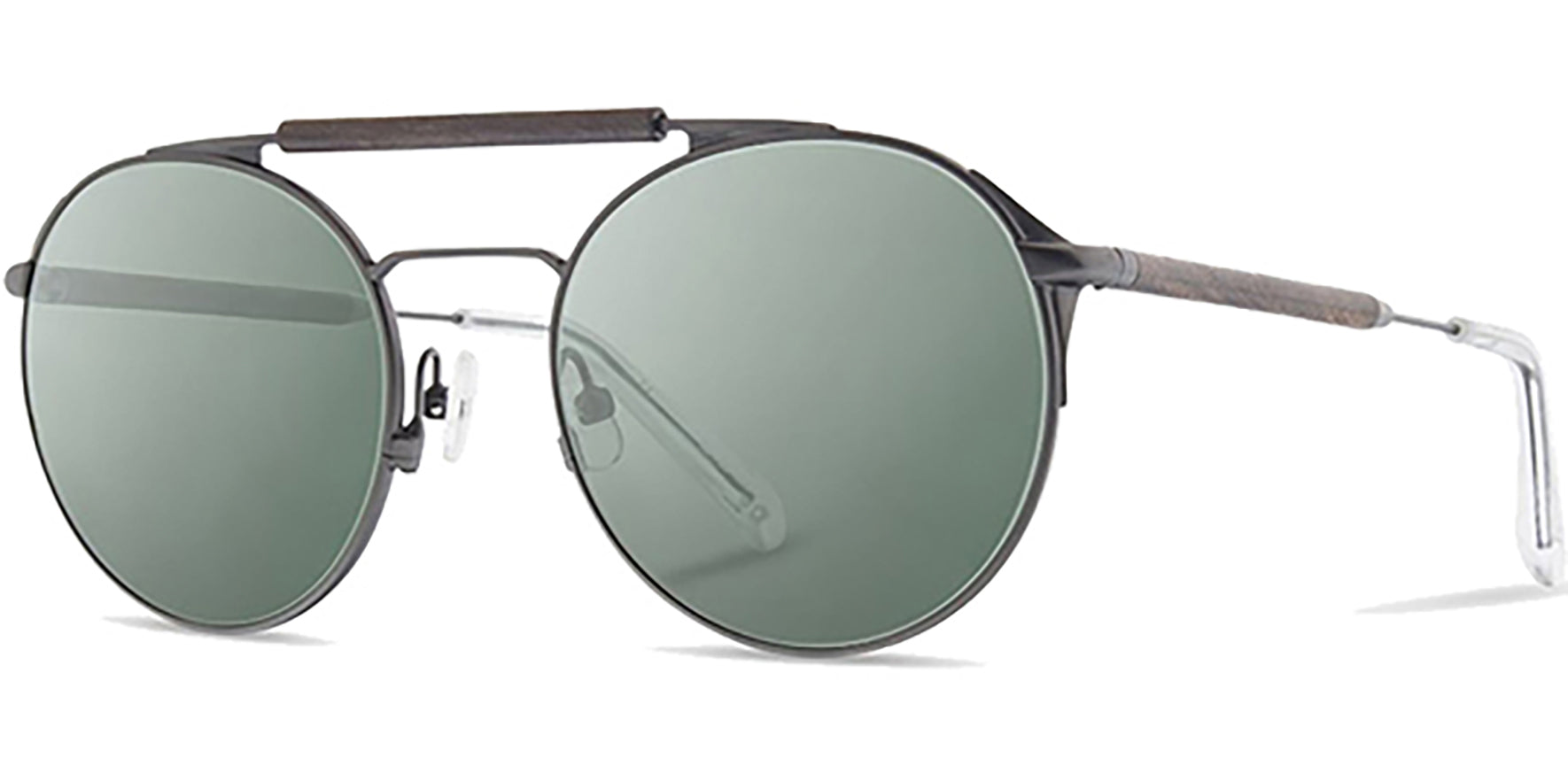 Shwood Originals Bandon Polarized Titanium Round - Eyedictive