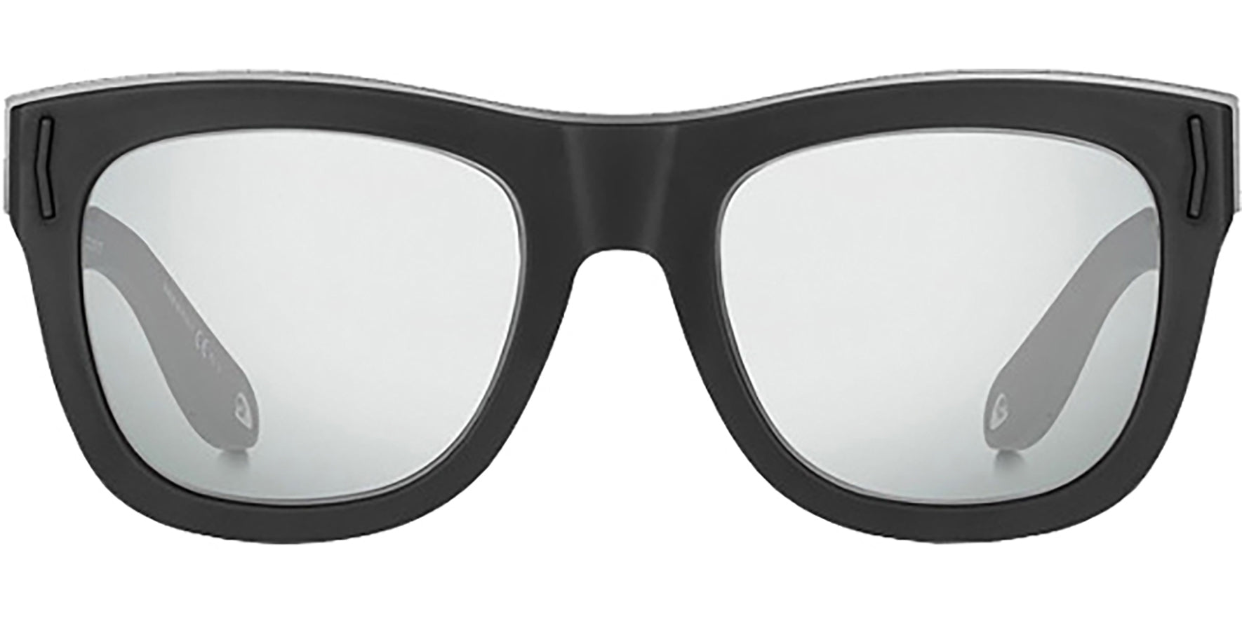 Givenchy Matte Black Oversized Soft Square w/ Mirror Lens - Eyedictive