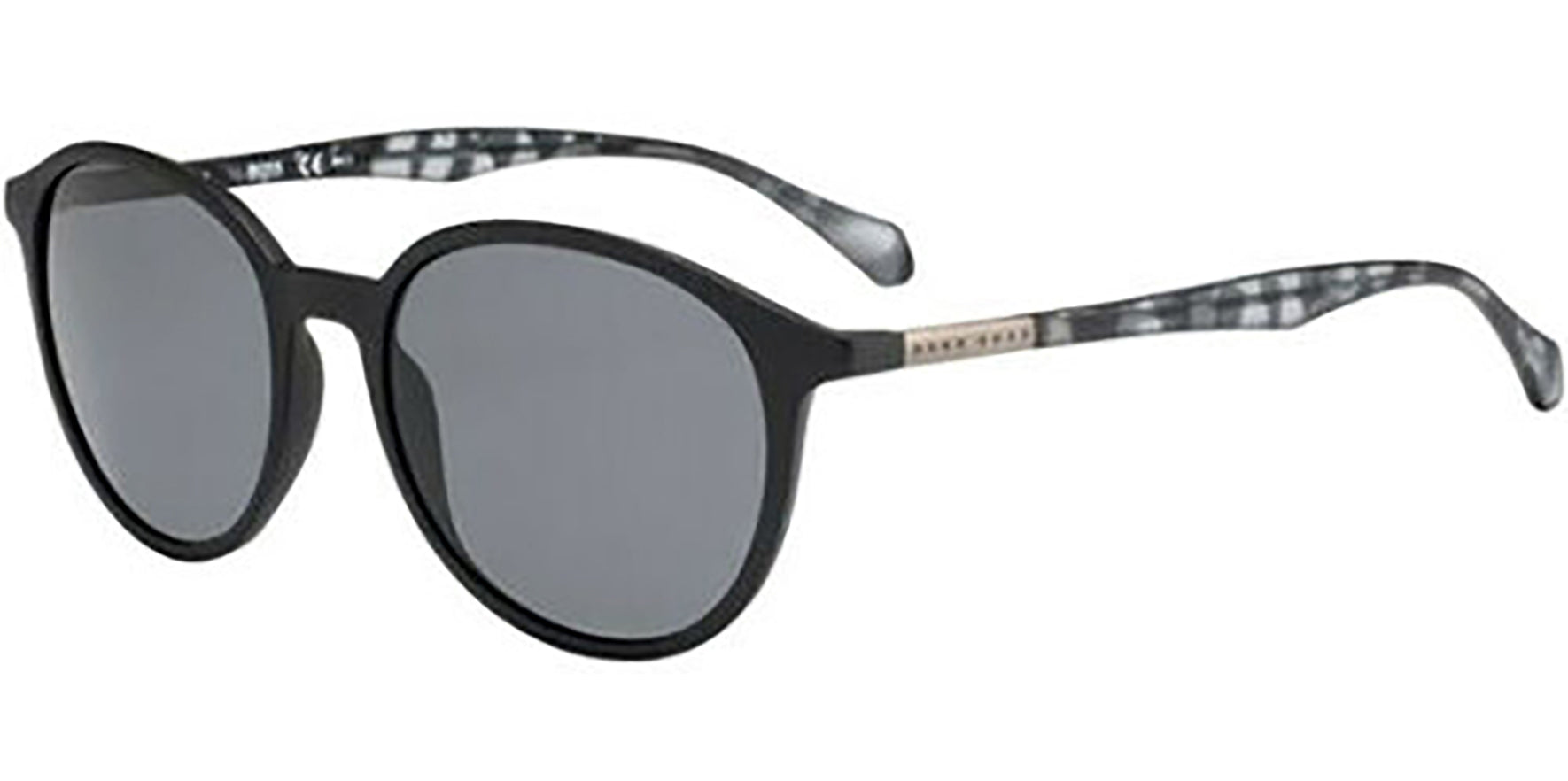 Hugo Boss Rounded Classic w/ Silver Flash Lens - Eyedictive