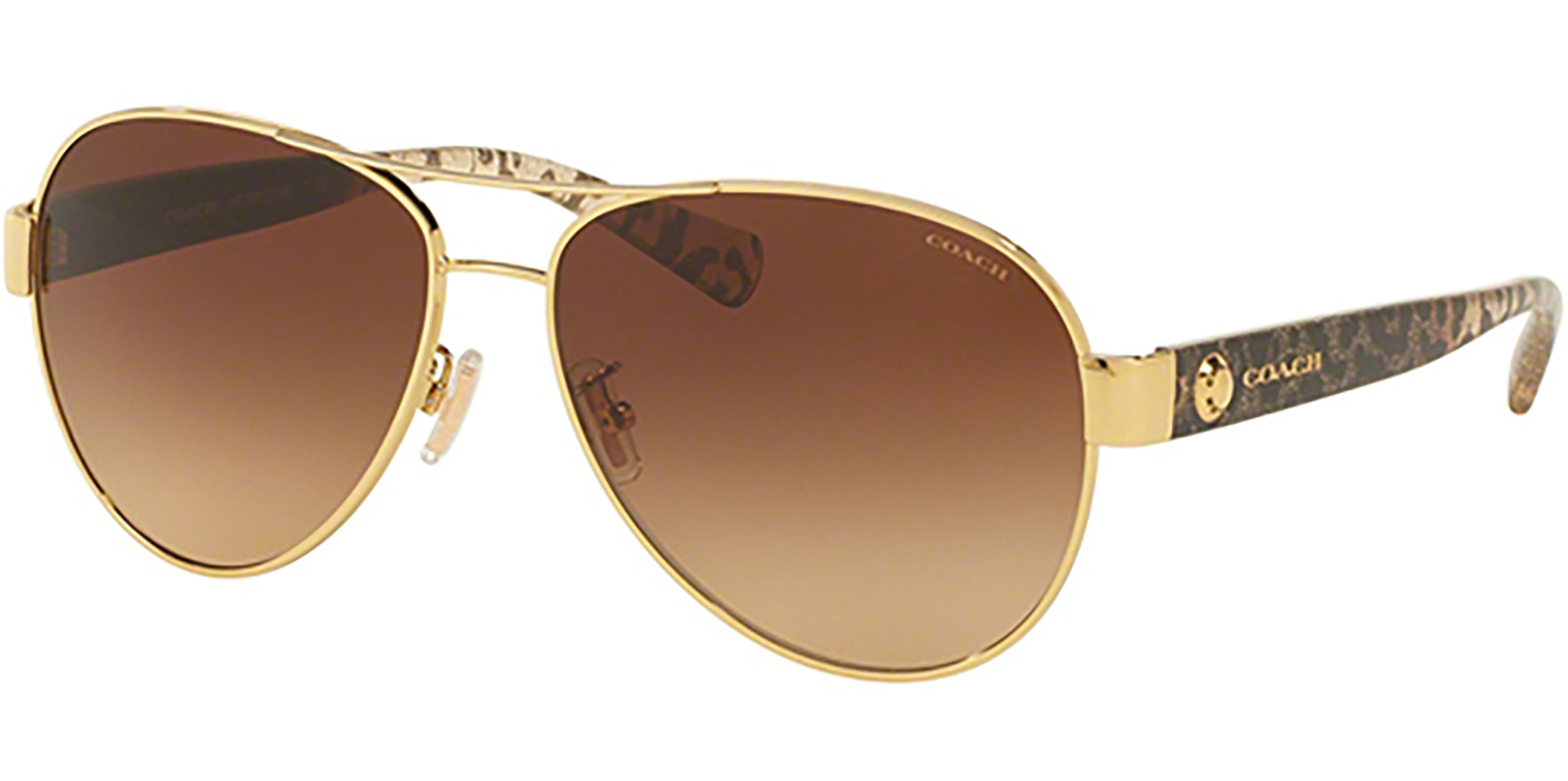 Coach Gold-Tone/Wild Beast Aviator - Eyedictive