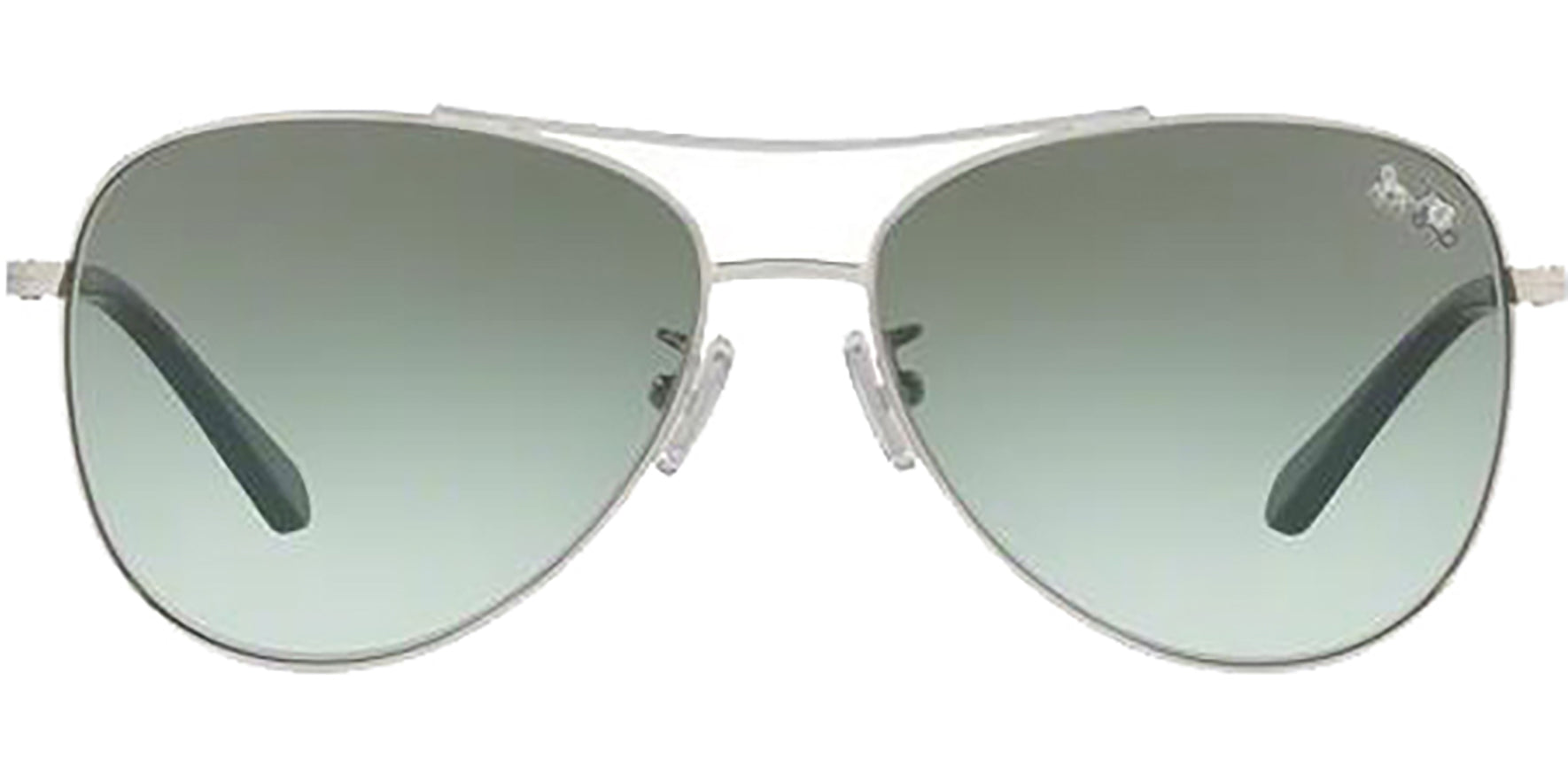 Coach Silver-Tone Aviator w/ Gradient Lens - Eyedictive