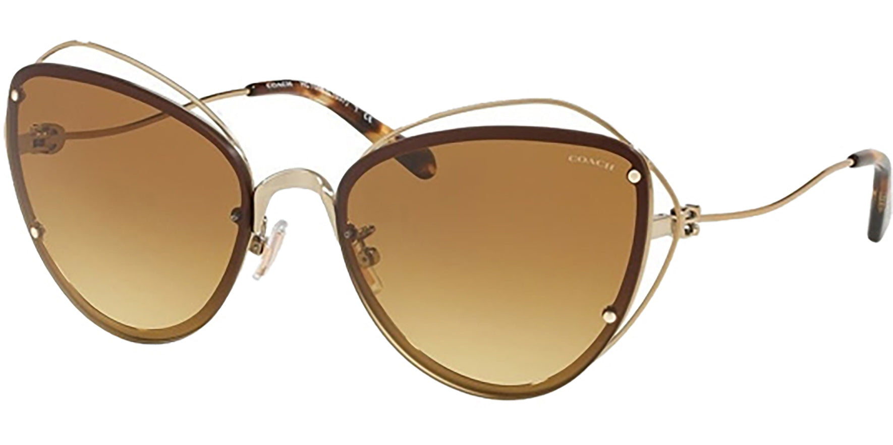 Coach Cut Out Cat-Eye w/ Gradient Lens - Eyedictive