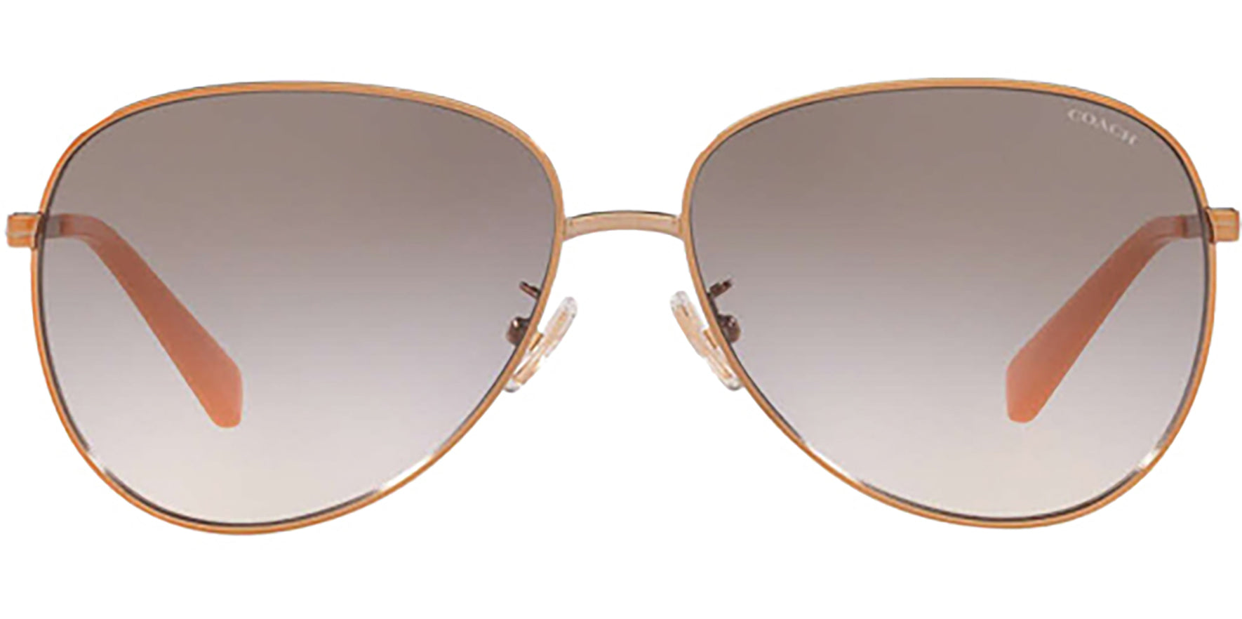 Coach Gradient Lens Aviator w/ Temple Studs - Eyedictive