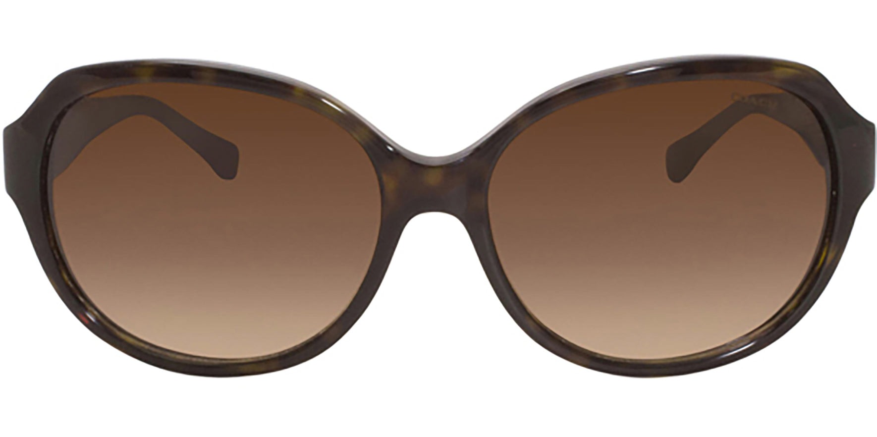 Coach Dark Tortoise Oval w/ Gradient Lens - Eyedictive