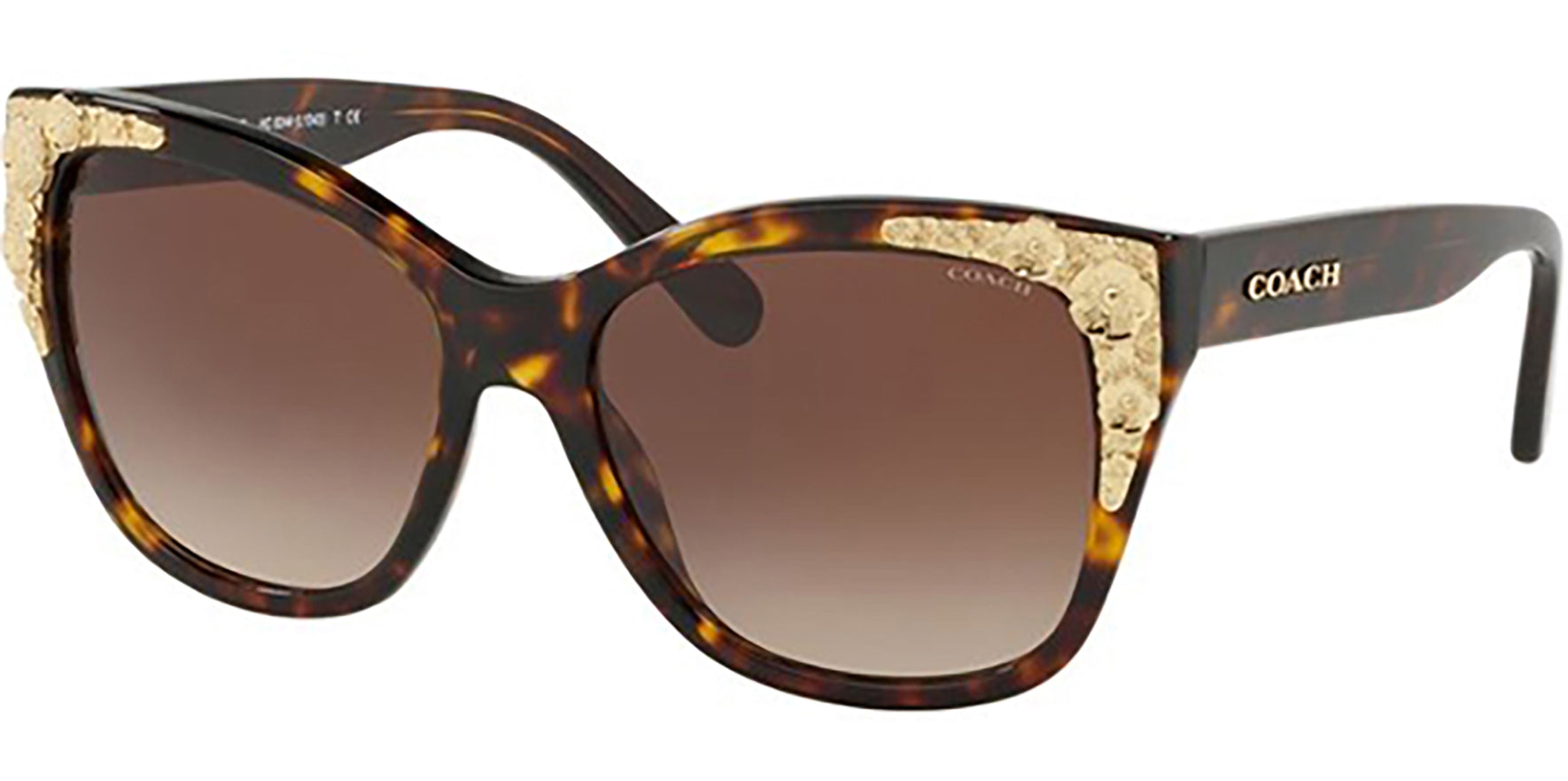 Coach Squared Cat-Eye w/ Metallic Adornment - Eyedictive