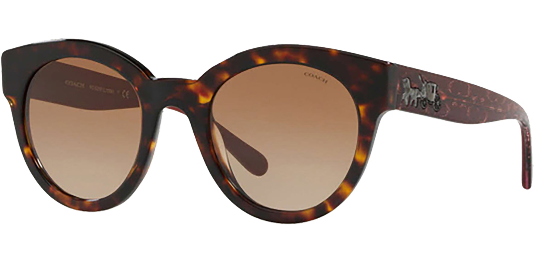 Coach Oversize Round Classic w/ Gradient Lens - Eyedictive