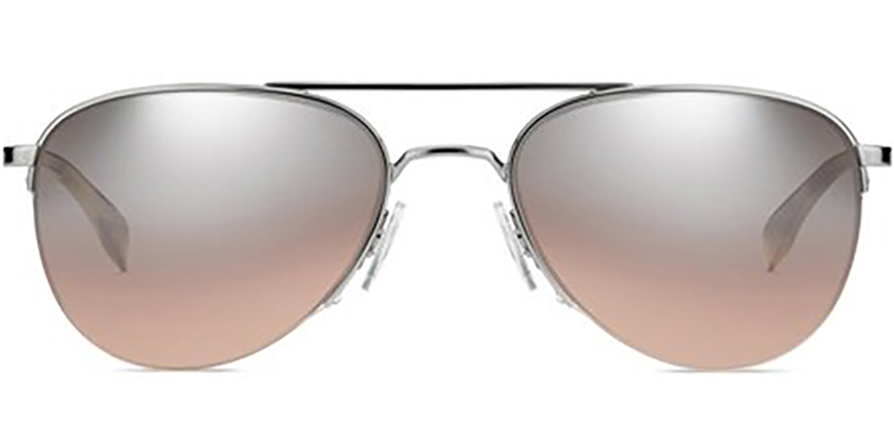 Hugo By Hugo Boss Stylized Silver-Tone Aviator - Eyedictive