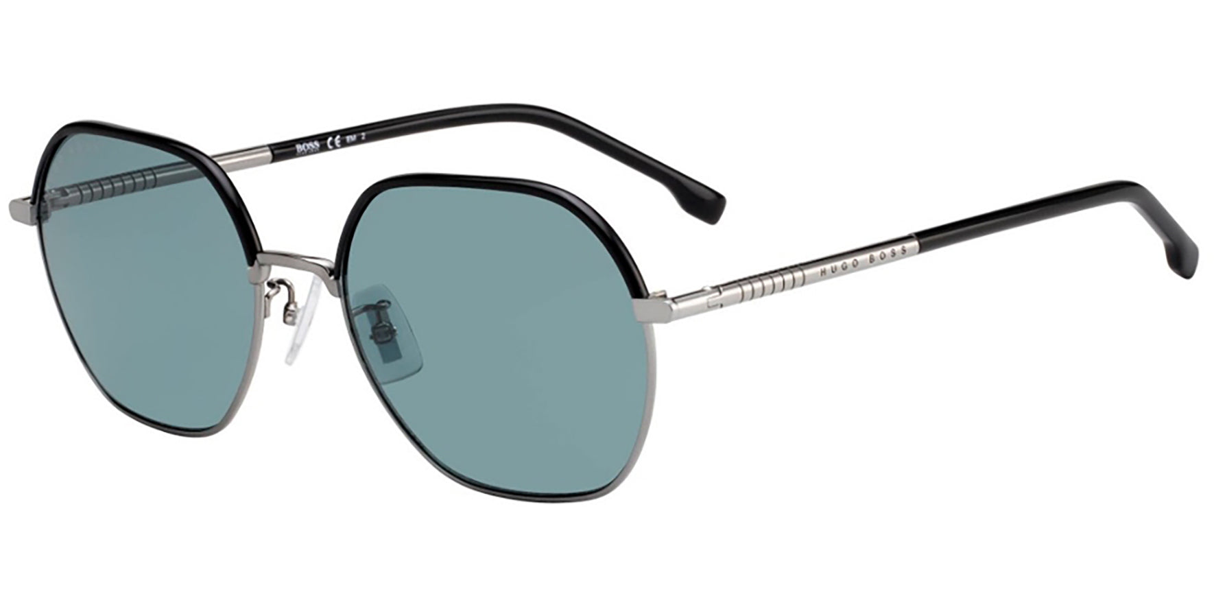 Hugo Boss Geometric Round w/ Titanium Temples - Eyedictive