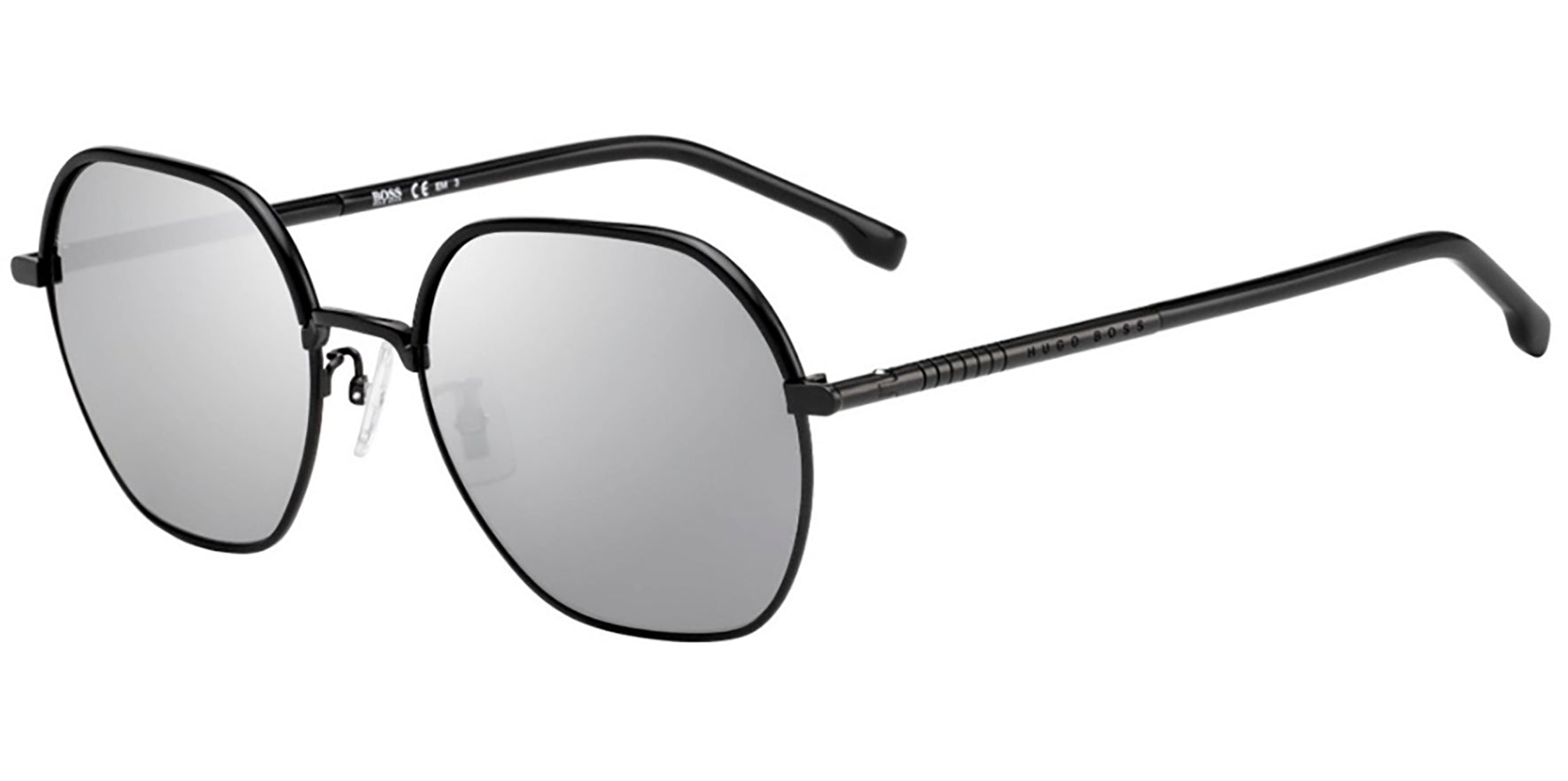 Hugo Boss Geometric Round w/ Titanium Temples - Eyedictive