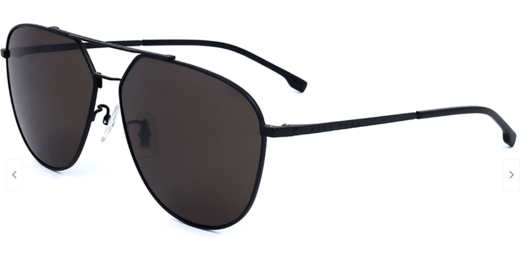 Hugo Boss Matte Black Modern Aviator