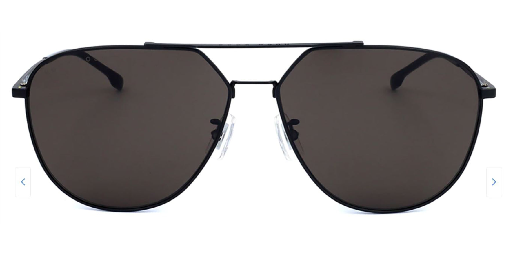 Hugo Boss Matte Black Modern Aviator