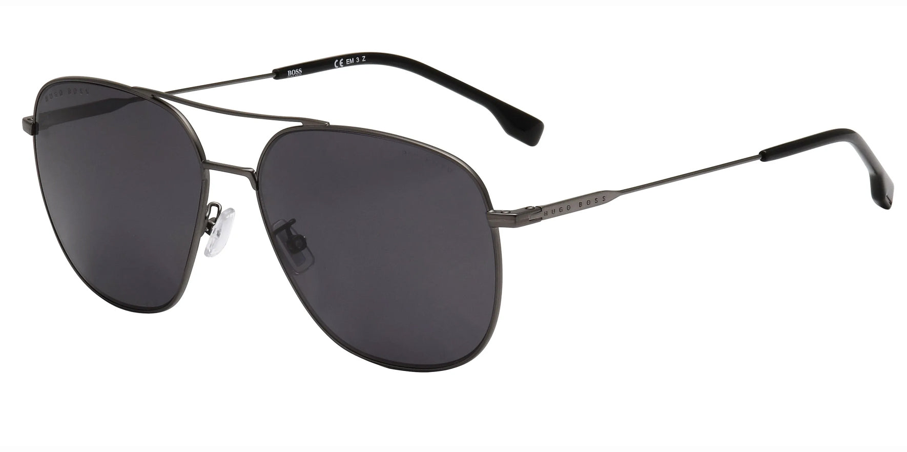 Hugo Boss Polarized Matte Ruthenium Navigator - Eyedictive