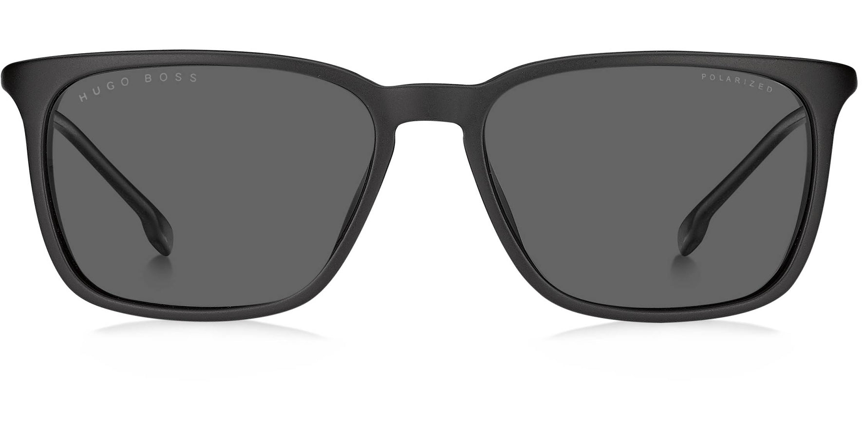 Hugo Boss Polarized Matte Black Slim Modern Square - Eyedictive