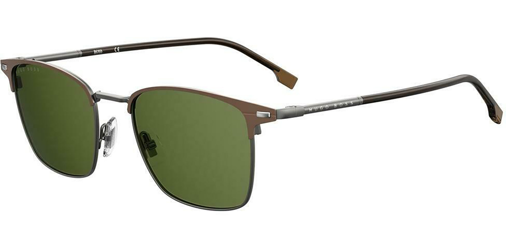 Hugo Boss Polarized Matte Brown Brow-Line - Eyedictive