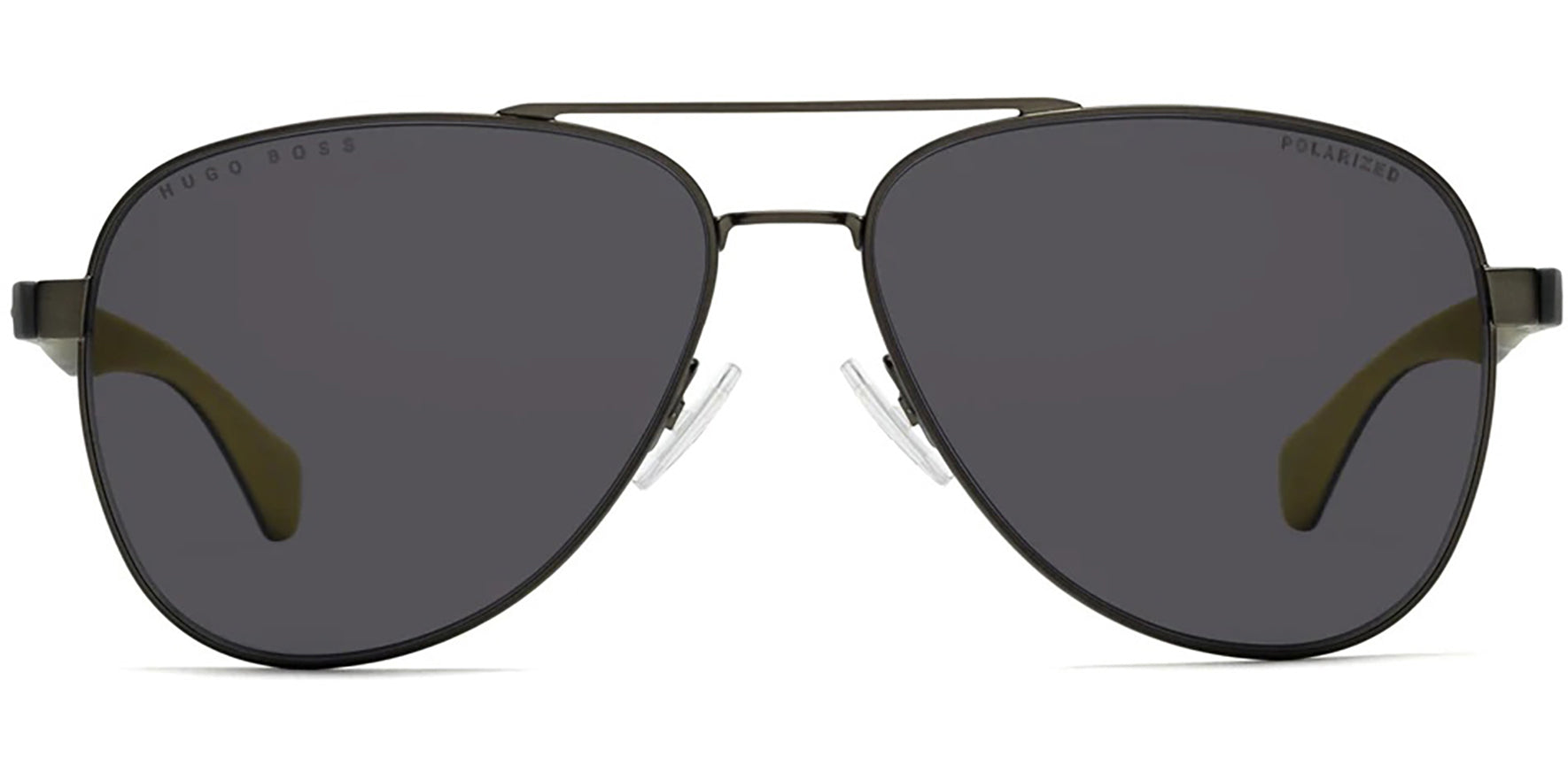 Hugo Boss Polarized Ruthenium Aviator - Eyedictive