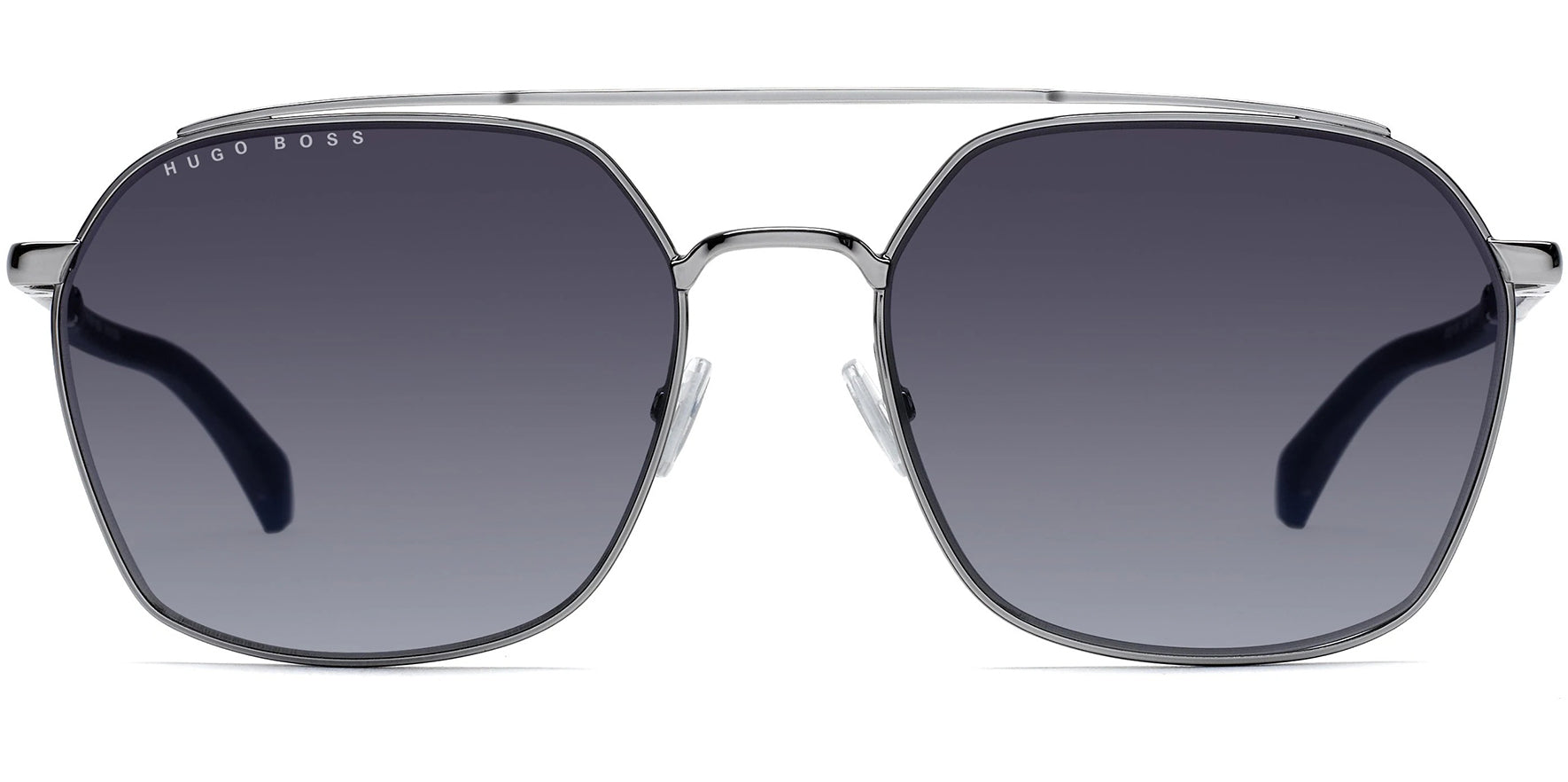 Hugo Boss Ruthenium Geometric Navigator w/ Gradient Lens - Eyedictive