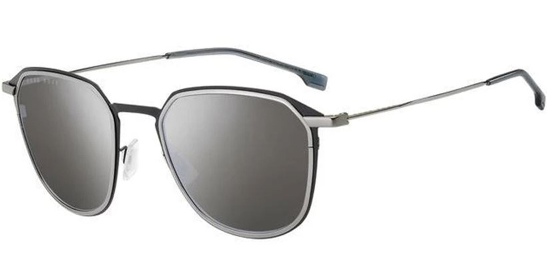 Hugo Boss Titanium Slim Geometric Square - Eyedictive