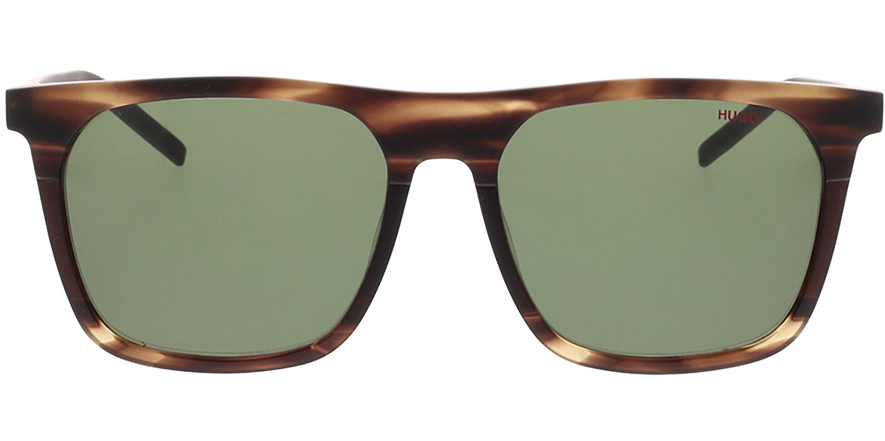 HUGO By Hugo Boss Brown Horn Square - Eyedictive