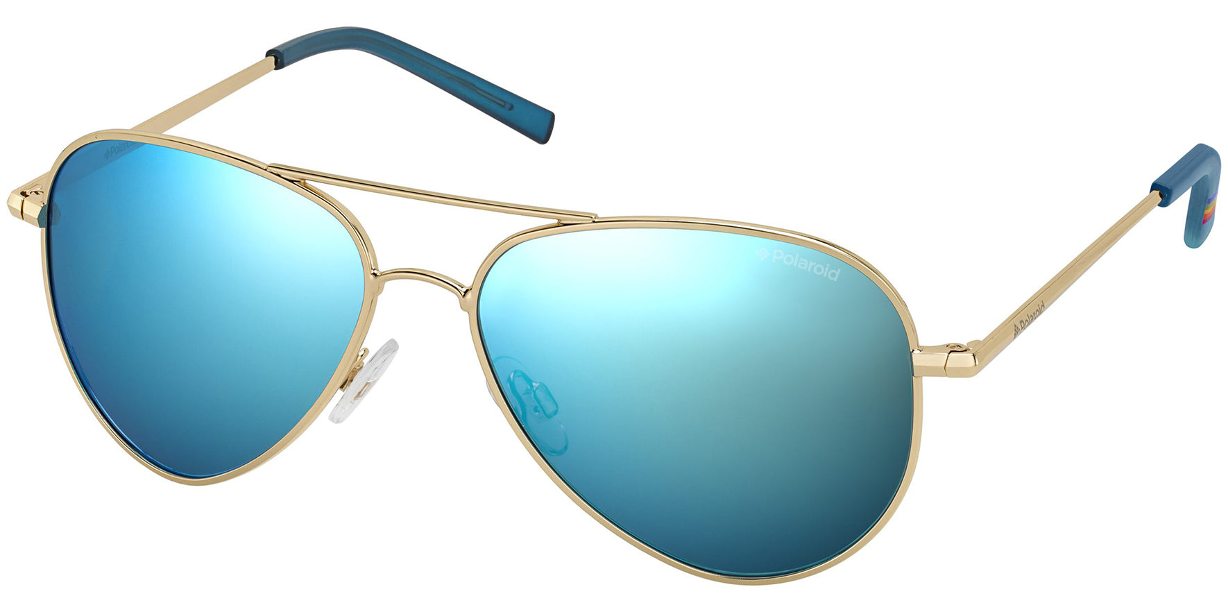 Polaroid Core Polarized Gold-Tone Aviator - Eyedictive