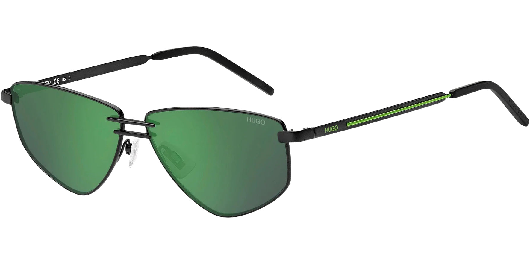 HUGO by Hugo Boss Matte Black Geometric - Eyedictive