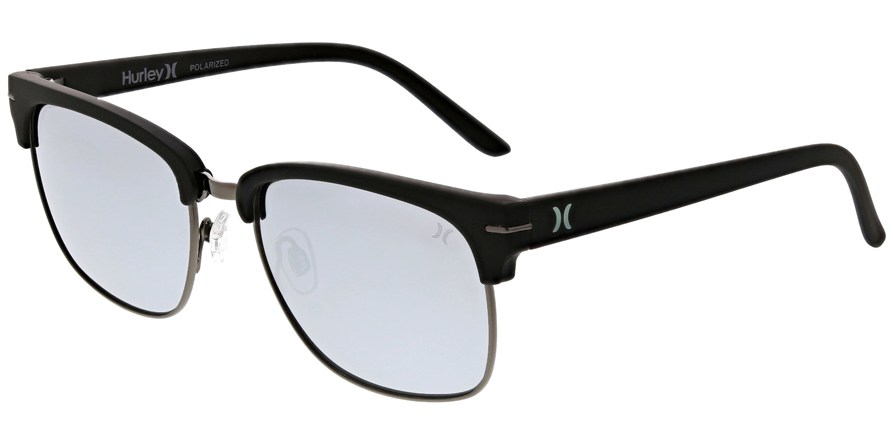 Hurley Polarized Matte Black Brow-Line