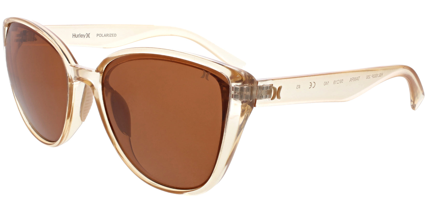 Hurley Polarized Rounded Cat-Eye