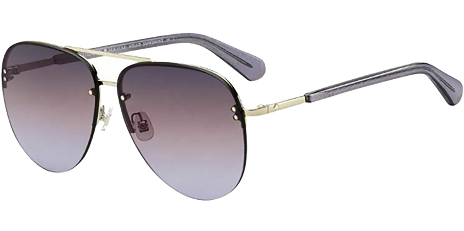 Kate Spade Jakayla Semi-Rimless Aviator - Eyedictive