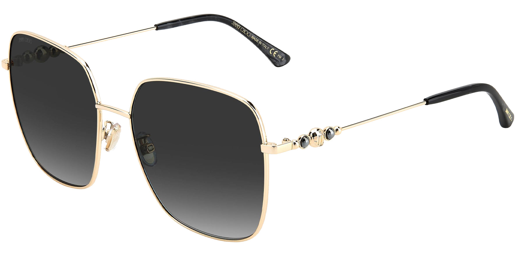 Jimmy Choo Amora Oversize Square w/ Gradient Lens - Eyedictive