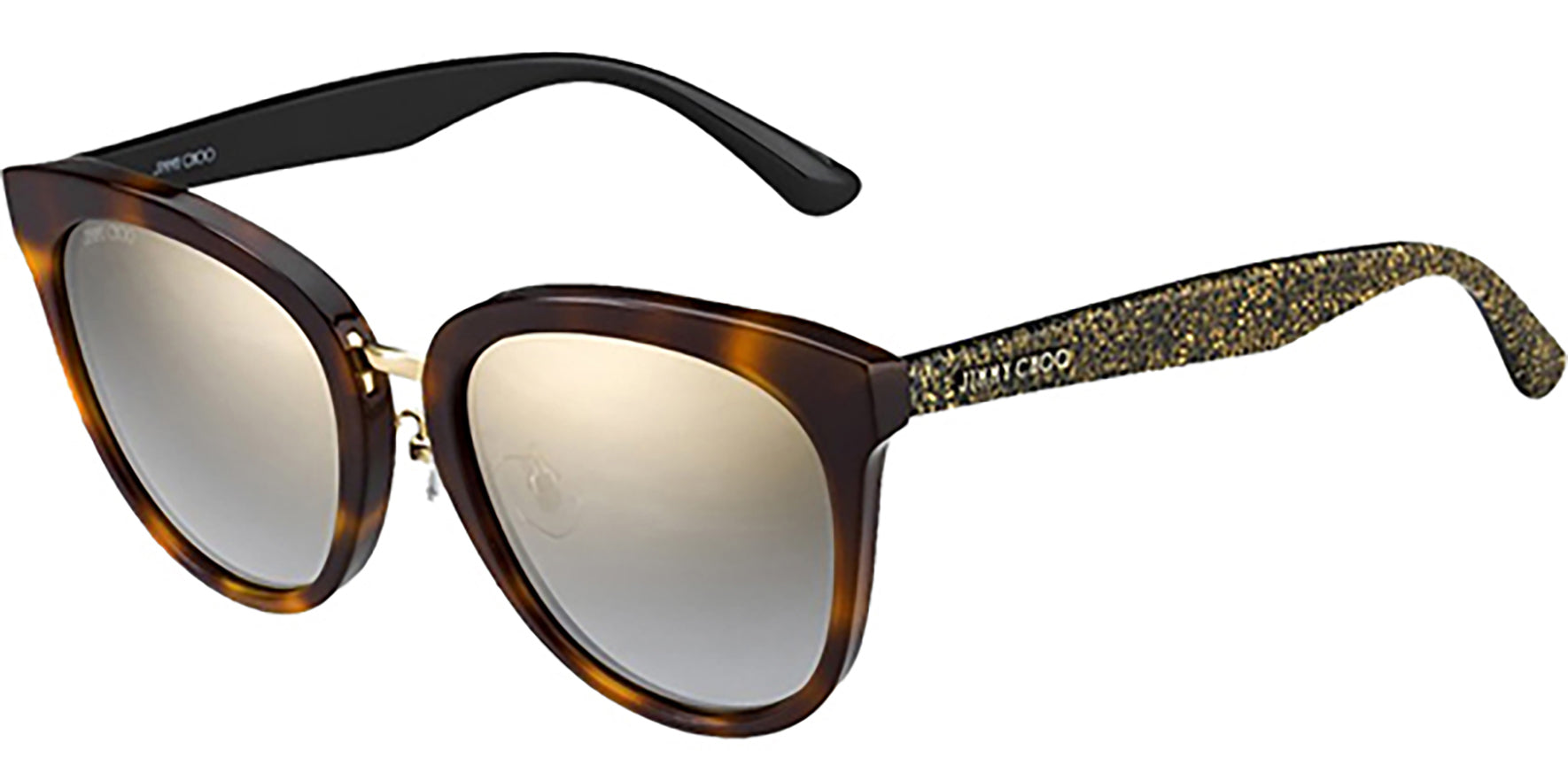 Jimmy Choo Cade Glitter Havana Cat-Eye - Eyedictive