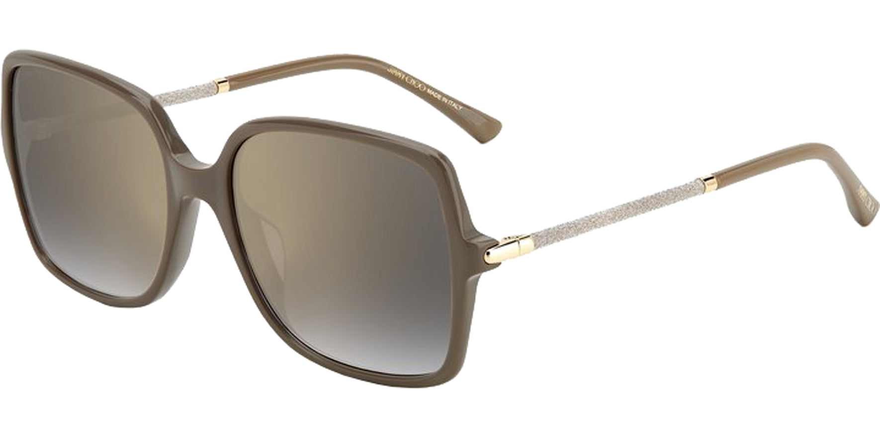 Jimmy Choo Eppie Mud Square Butterfly w/ Gradient Lens - Eyedictive