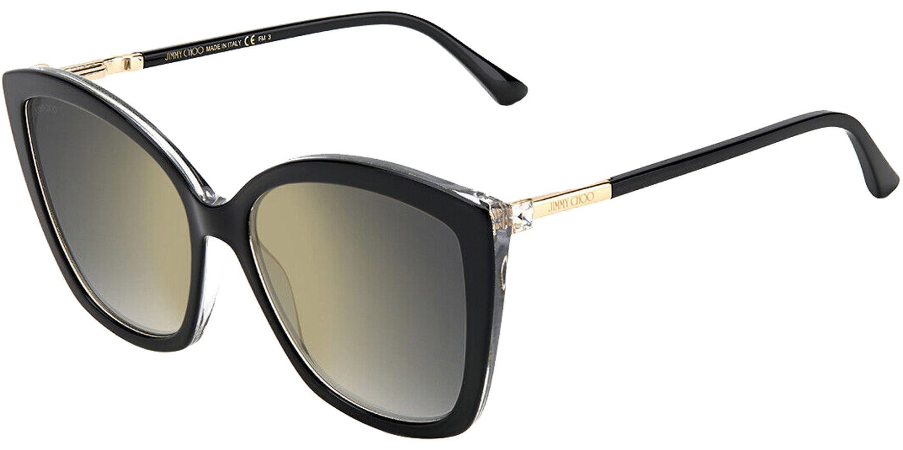 Jimmy Choo Nat Black Cat Eye w/ Gradient Lens - Eyedictive