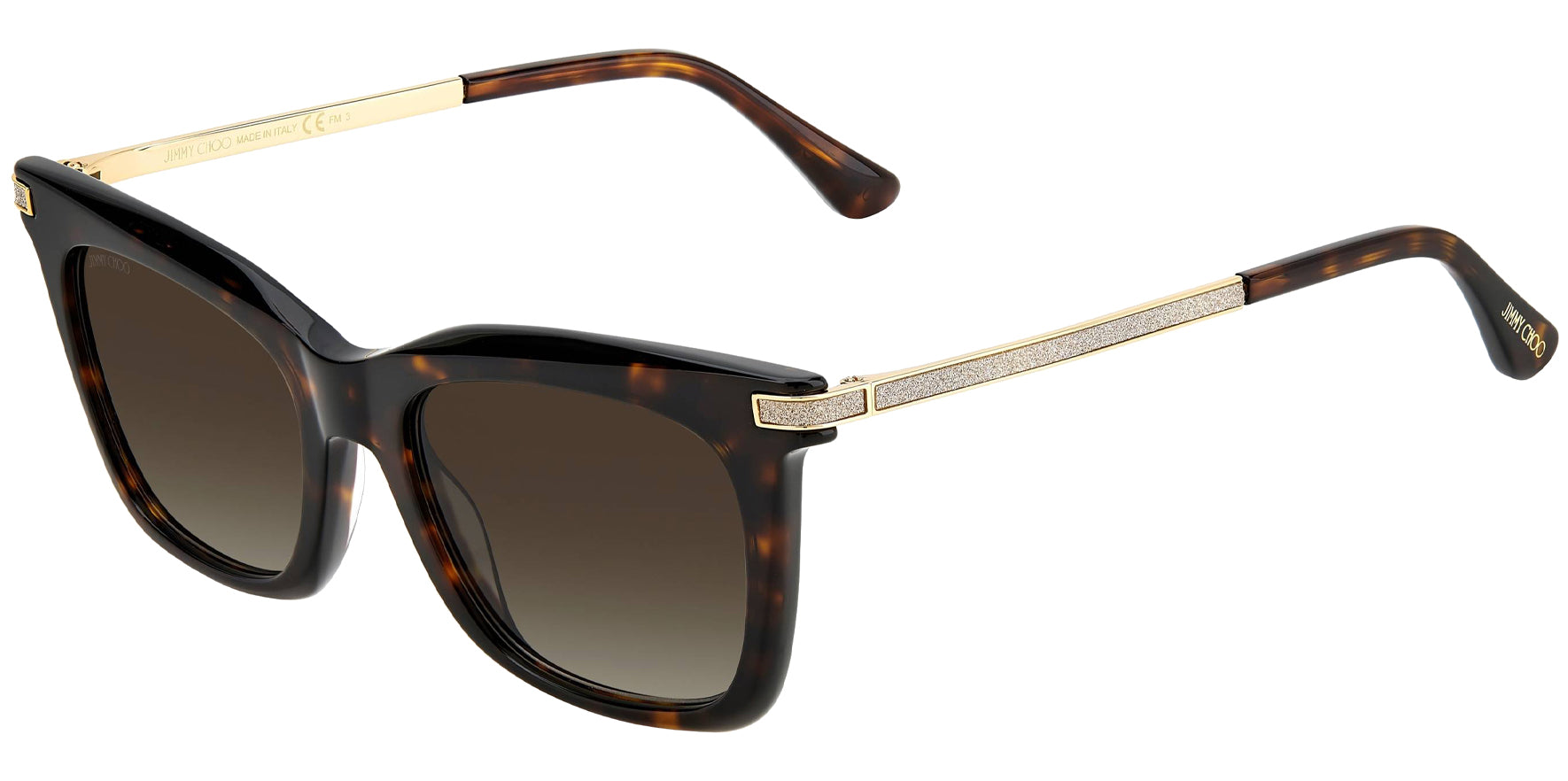 Jimmy Choo Olye Havana Square w/ Gradient Lens - Eyedictive