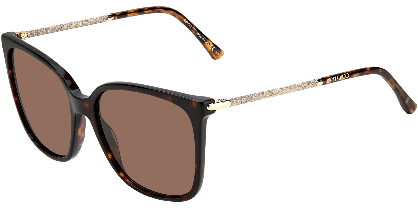 Jimmy Choo Scilla Havana Square Cat Eye - Eyedictive