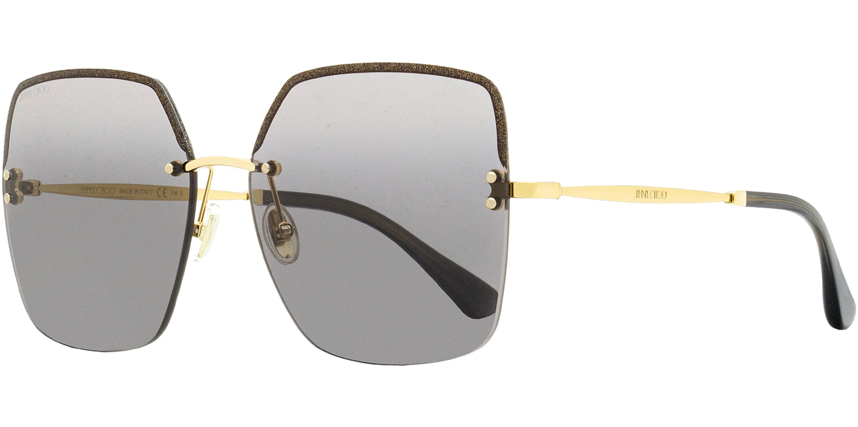 Jimmy Choo Tavi Rimless Butterfly w/ Reverse Gradient Lens - Eyedictive