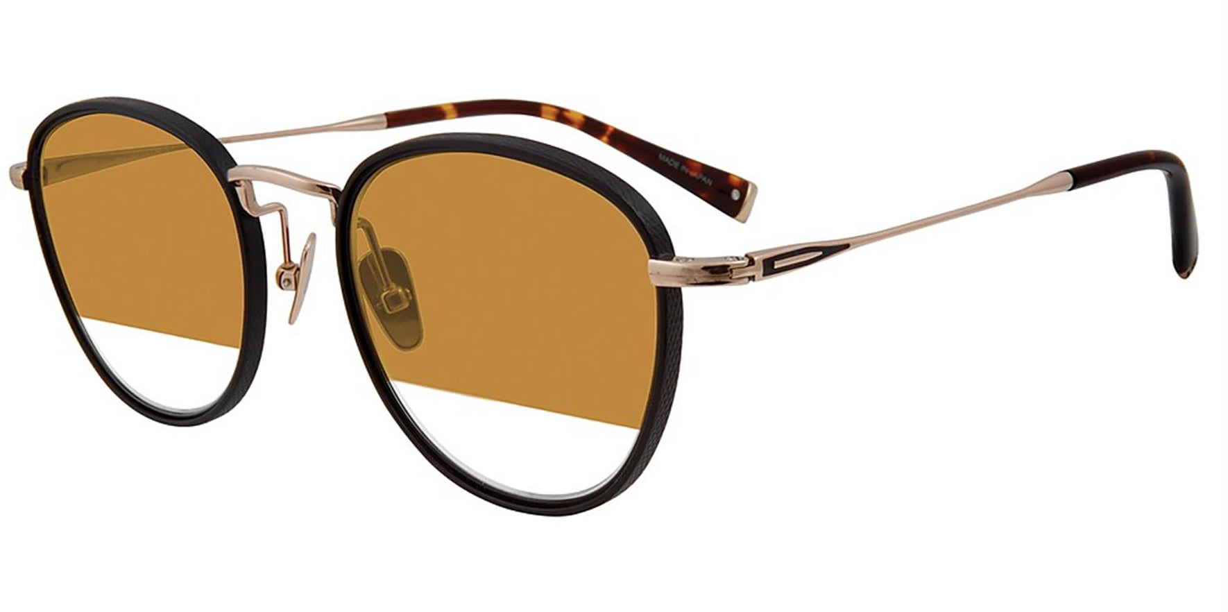 John Varvatos Slim 3/4 Tint Rounded Classic - Eyedictive