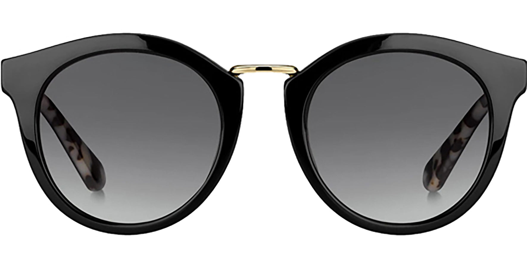 Kate Spade Joylyn Black Havana Round w/ Gradient Lens - Eyedictive