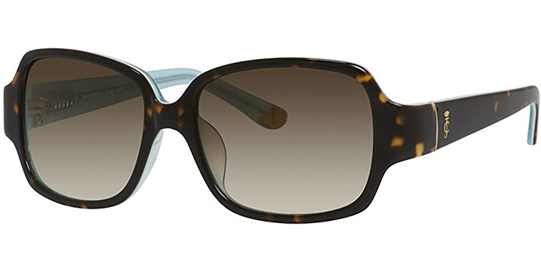 Juicy Couture Havana/Turquoise Square - Eyedictive