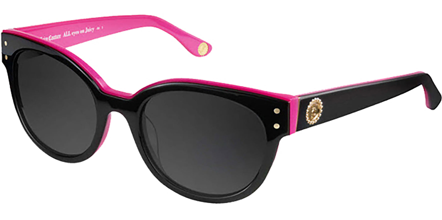 Juicy Couture Black/Pink Rounded Cat-Eye - Eyedictive