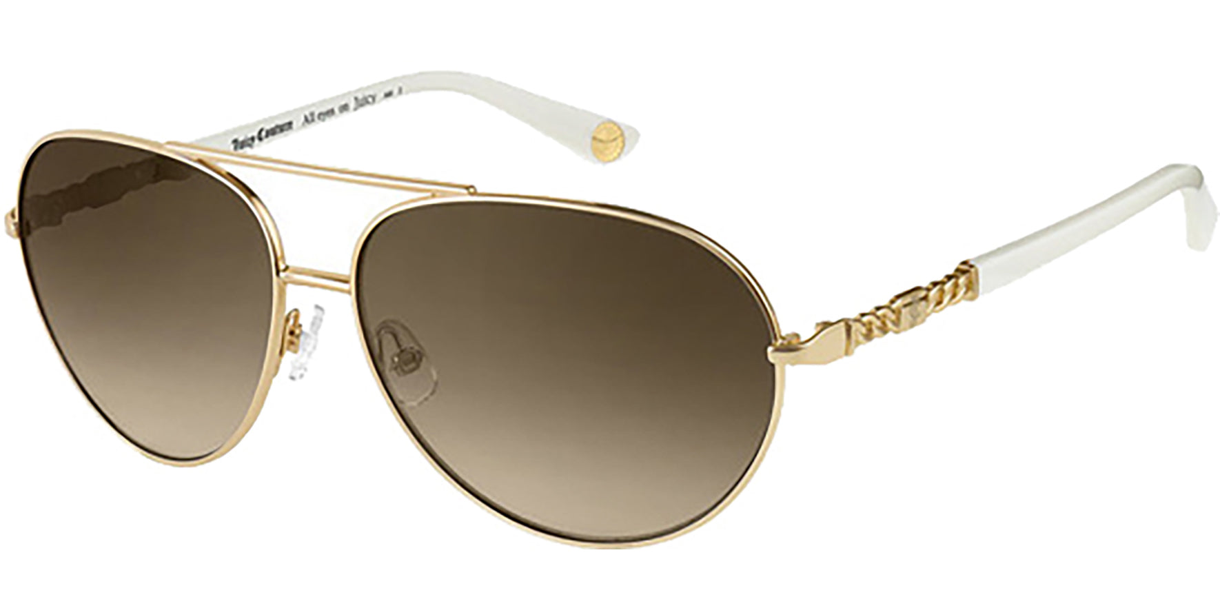 Juicy Couture Gold-Tone Aviator w/ Gradient Lens - Eyedictive