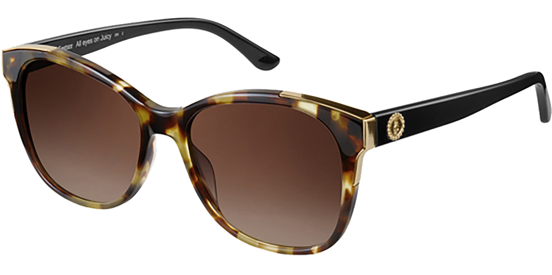 Juicy Couture Khaki Havana Squared Cat-Eye - Eyedictive