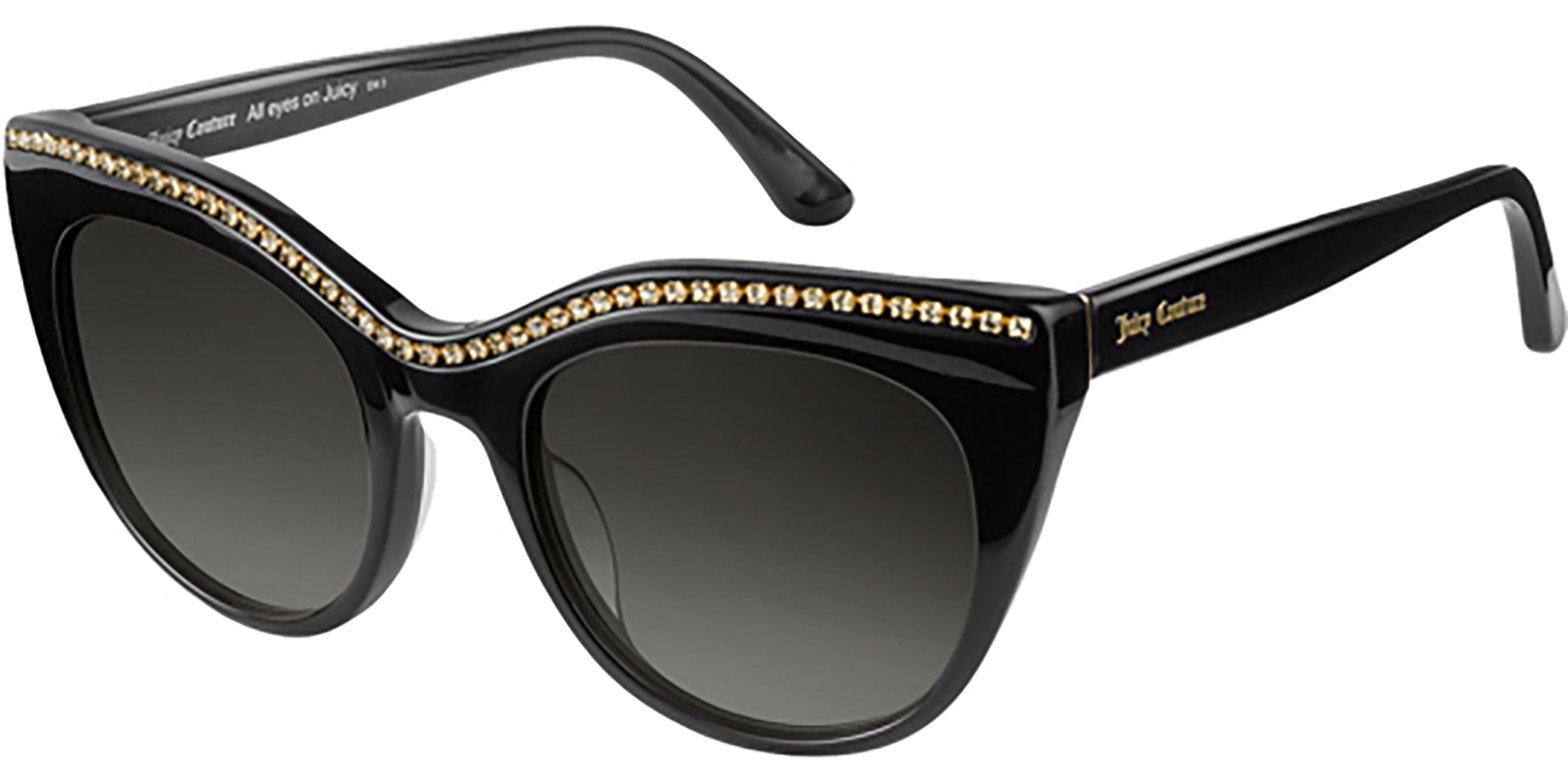 Juicy Couture Crystal Studded Cat Eye w/ Gradient Lens - Eyedictive