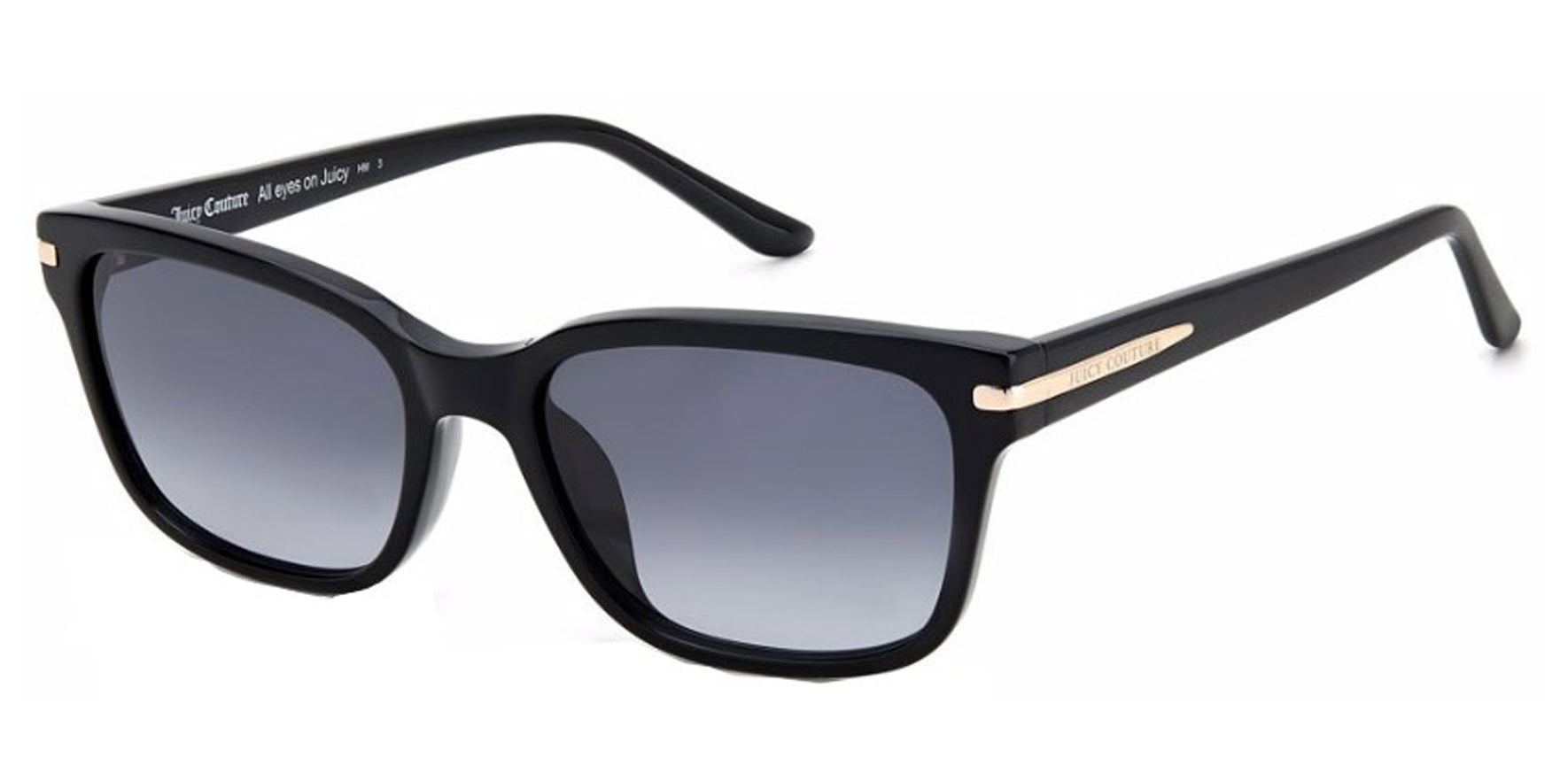 Juicy Couture Black Rectangle w/ Gradient Lens - Eyedictive