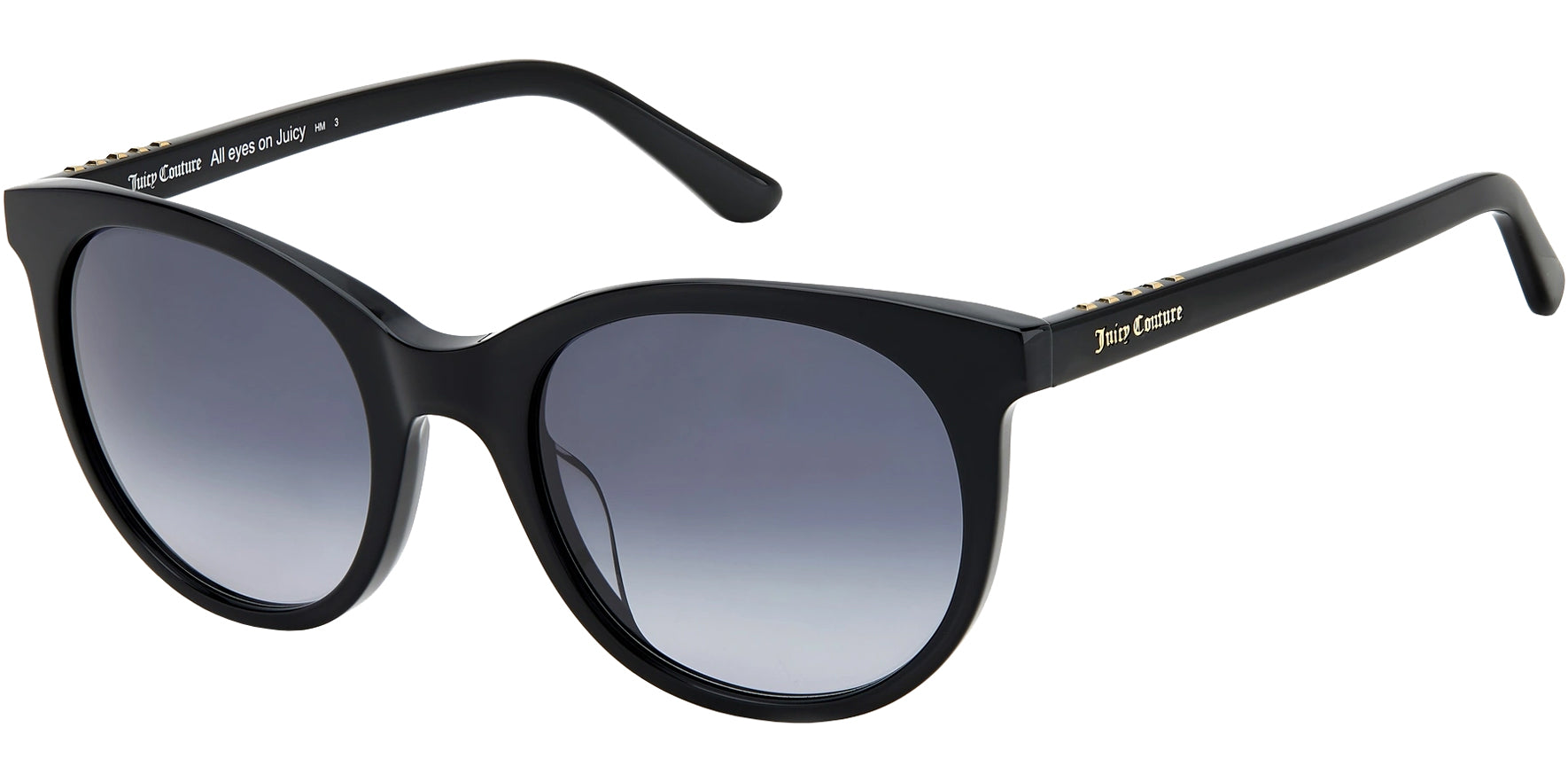 Juicy Couture Black Rounded Cat Eye w/ Gradient Lens - Eyedictive