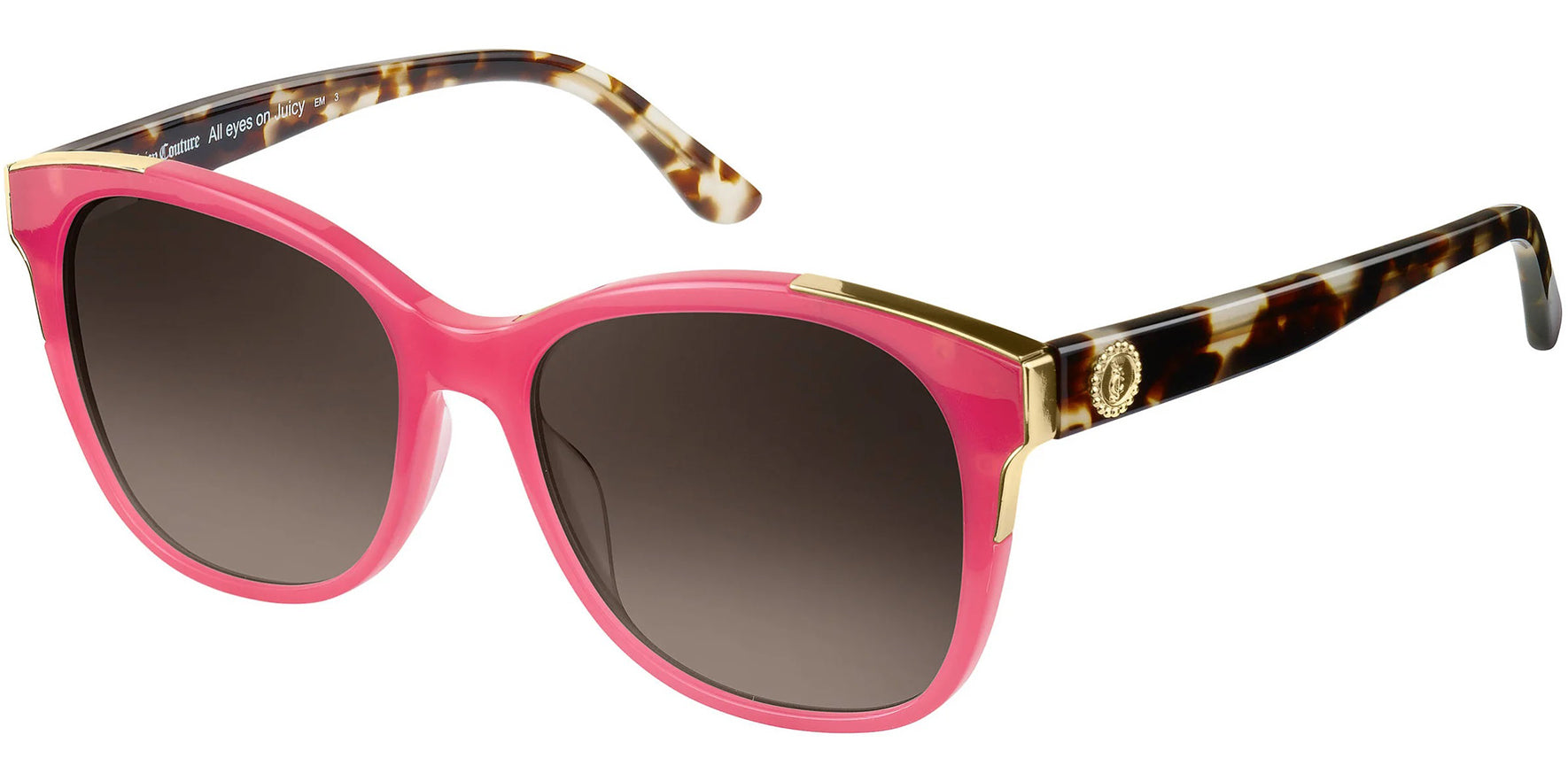 Juicy Couture Coral/Tortoise Soft Square w/ Gradient Lens - Eyedictive