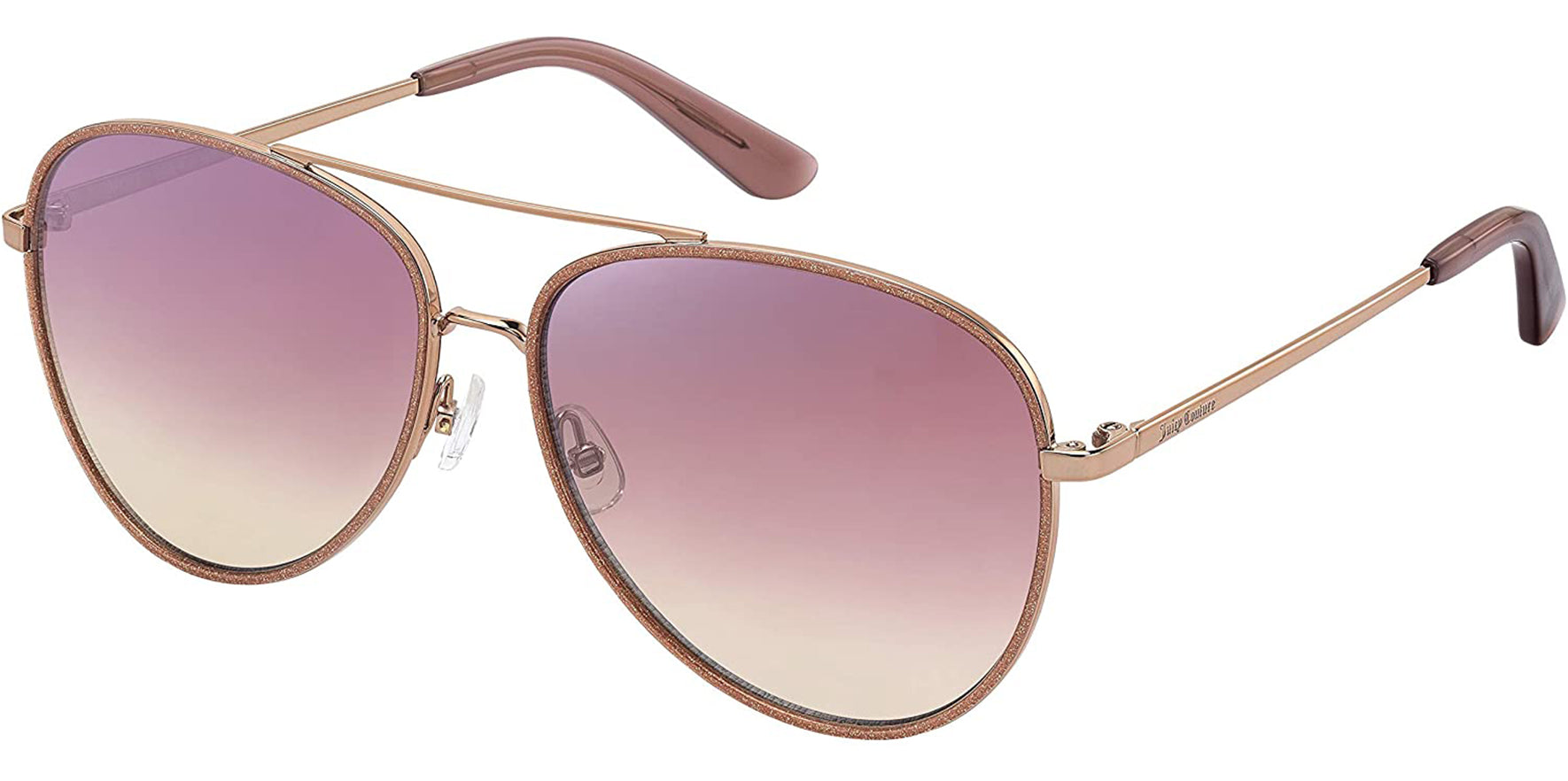 Juicy Couture Red Gold-Tone Aviator w/ Gradient Lens - Eyedictive