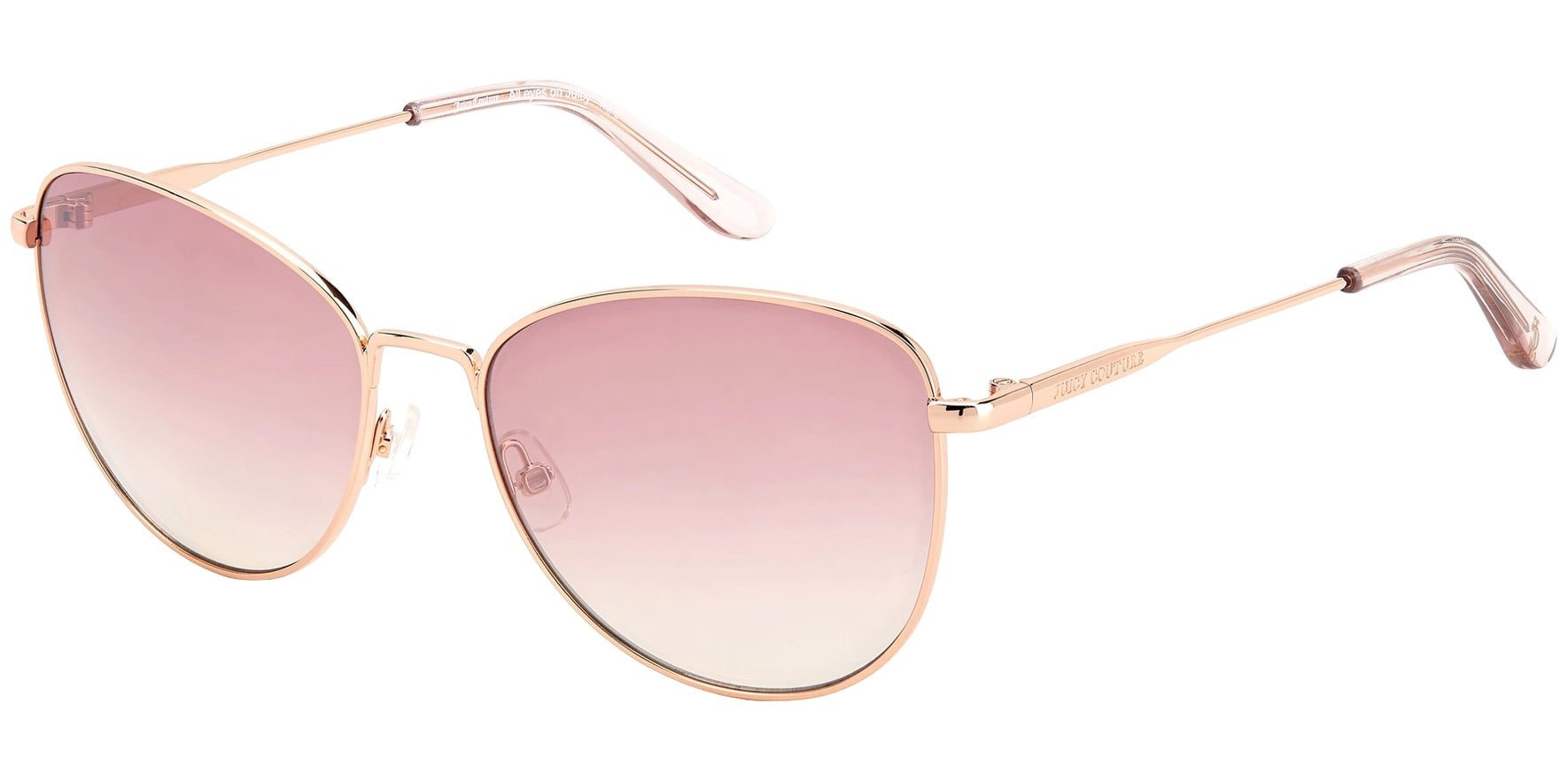 Juicy Couture Red Gold-Tone Cat Eye W/ Gradient Lens - Eyedictive