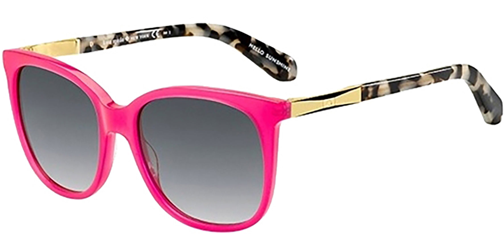 Kate Spade Julieanna Pink Gold Cat-Eye - Eyedictive